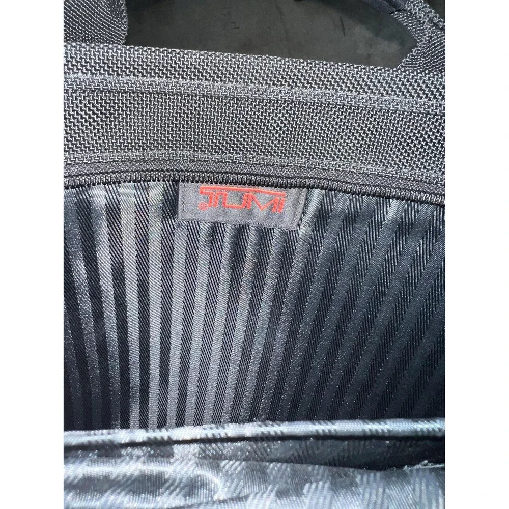 Tumi Alpha 2 Slim Organizer Laptop Brief LR initials